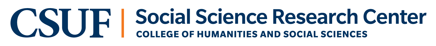 logo for Social Science Research Center at Cal State Fullerton